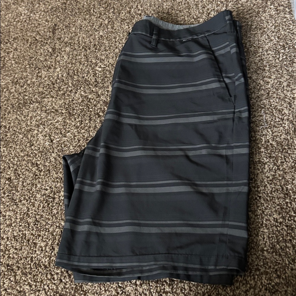 Hurley Black and Gray Shorts